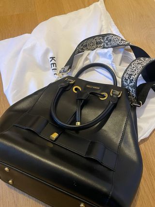 Borsa secchiello Kelly Kross con pochette removib