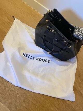 Borsa secchiello Kelly Kross con pochette removib