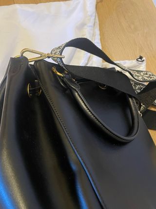 Borsa secchiello Kelly Kross con pochette removib