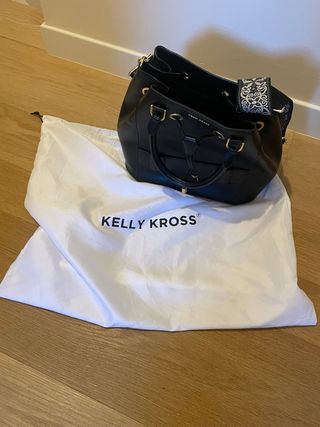 Borsa secchiello Kelly Kross con pochette removib