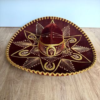 Sombrero Mexicano Vintage Bordado