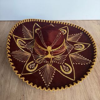 Sombrero Mexicano Vintage Bordado