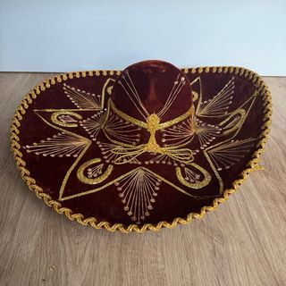 Sombrero Mexicano Vintage Bordado