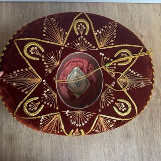 Sombrero Mexicano Vintage Bordado