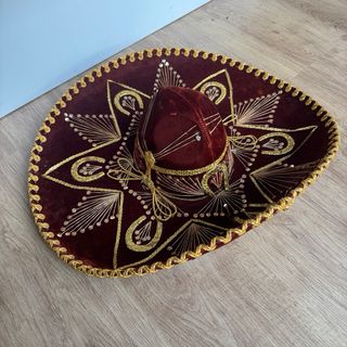 Sombrero Mexicano Vintage Bordado