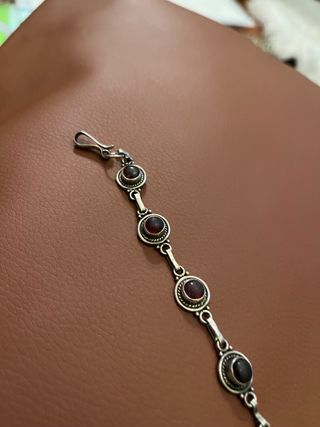 Bracciale Argento 925 con Rubini Rossi