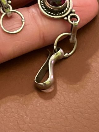 Bracciale Argento 925 con Rubini Rossi