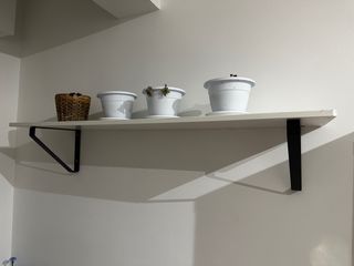 Escritorio, librería y balda