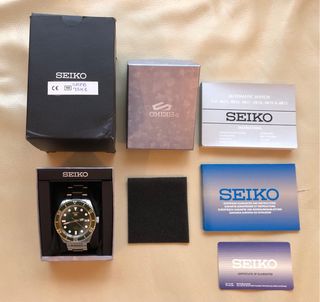 Reloj Seiko Automático Verde/Plata