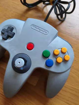 Mando Nintendo 64 Gris Original