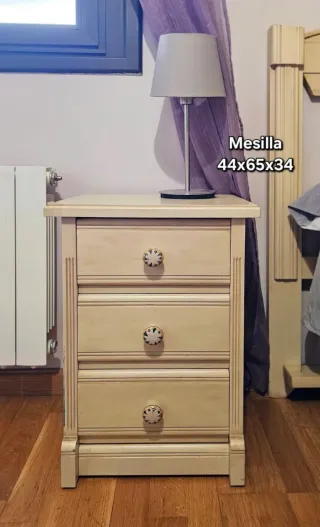 Muebles habitación/estudio juvenil madera clara