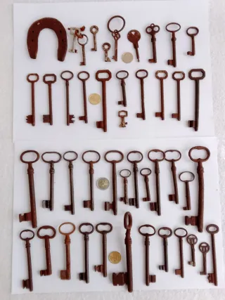 Chiavi antiche in blocco