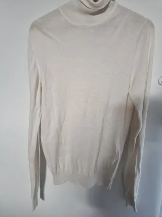 Maglia uomo collo alto beige