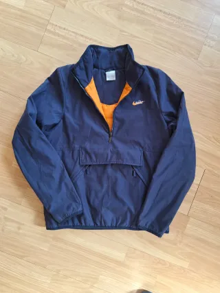 Giacca a vento Nike vintage blu/arancione