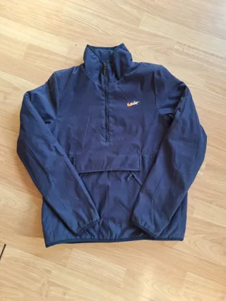 Giacca a vento Nike vintage blu/arancione