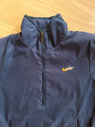 Giacca a vento Nike vintage blu/arancione