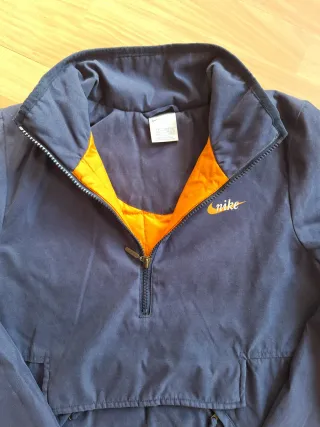Giacca a vento Nike vintage blu/arancione