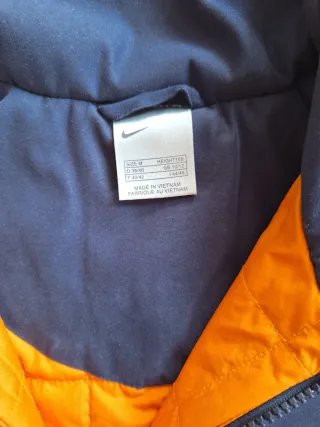 Giacca a vento Nike vintage blu/arancione