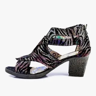 Elegantes botines de piel