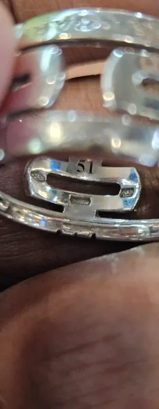 Anillo Bulgari Oro Blanco 18k