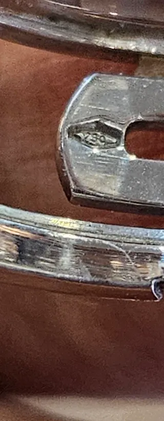 Anillo Bulgari Oro Blanco 18k