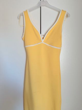 Vestido Zara amarillo