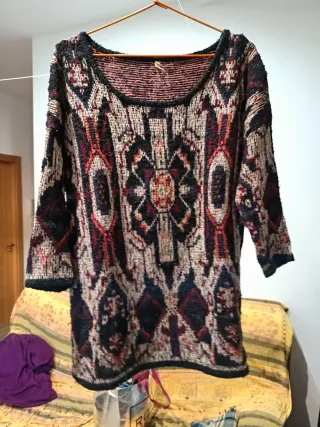 Jersey estampado étnico