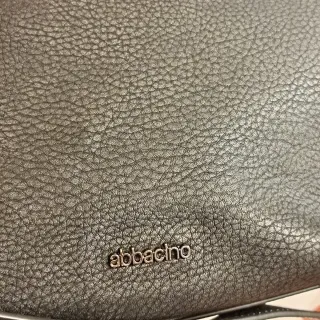 Borsa Abbacino vera pelle nera