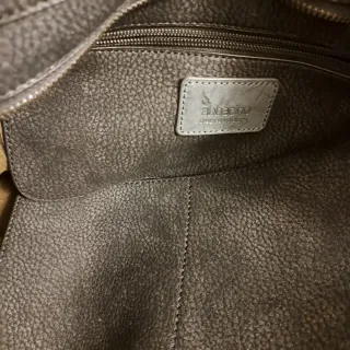 Borsa Abbacino vera pelle nera