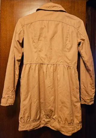 Chaqueta fina beige mujer Talla S