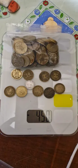 Monedas de Franco casi 500gr
