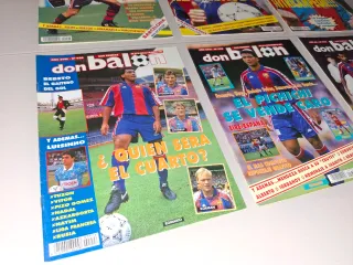 6 REVISTAS DON BALON FC BARCELONA MESSI MARADONA