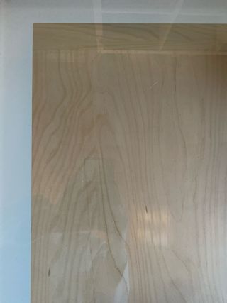 Mesa de centro Ikea madera y cristal