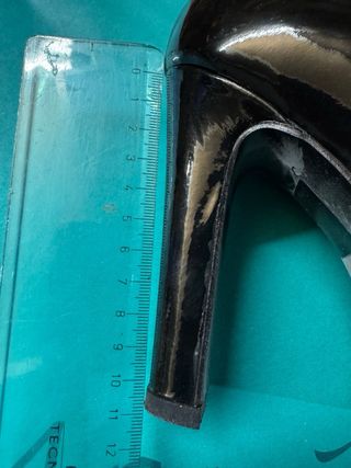 Italian handmade black heel ankle boots size 36