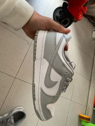 Zapatillas Nike Dunk Low Gris Blanco
