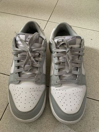 Zapatillas Nike Dunk Low Gris Blanco