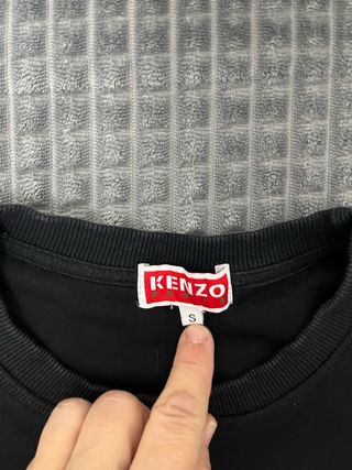 Sudadera Kenzo Negra Talla S niño