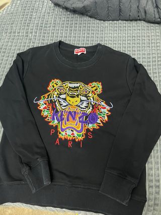 Sudadera Kenzo Negra Talla S niño