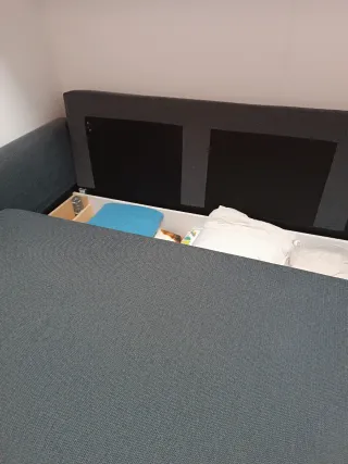 Divano Ikea Grigio Tessuto