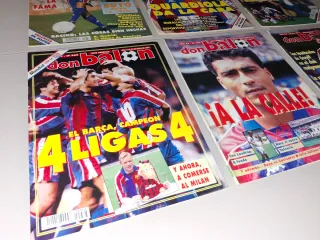 6 REVISTAS DON BALON FC BARCELONA MESSI MARADONA