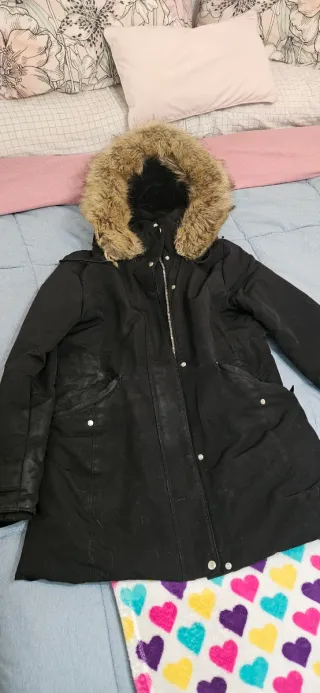 Abrigo Parka Zara Talla L