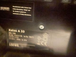 Televisión Loewe gris/plata