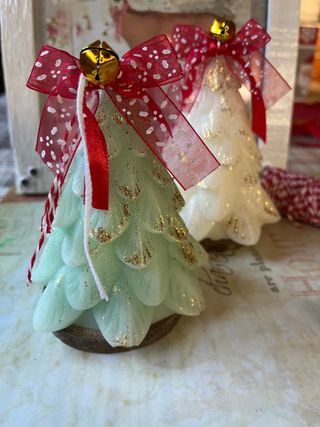 Candele Albero Natale Decorate