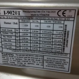 Cocina 5 fuegos Itimat