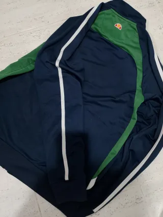 Ellesse Vintage Track Jacket Blue Red Retro size M