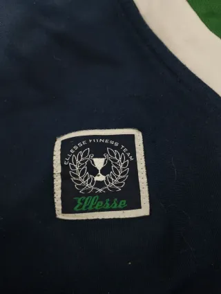 Ellesse Vintage Track Jacket Blue Red Retro size M