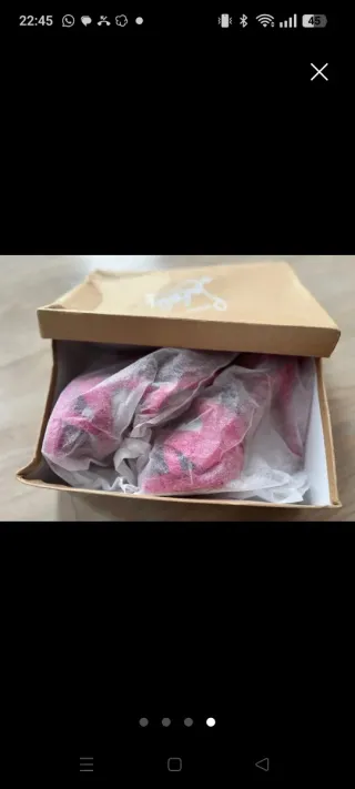 Sandalias de tacón rosa