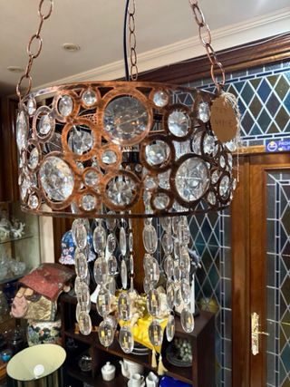 Lámpara colgante con brillantes