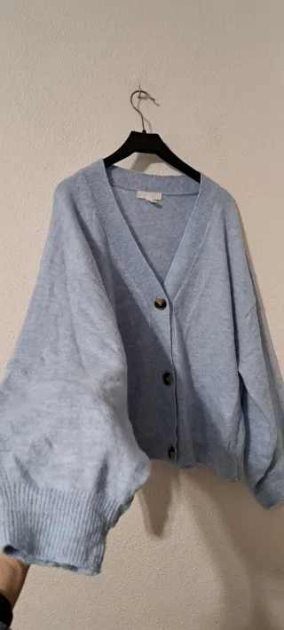 Cárdigan H&M Azul celeste