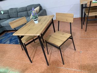 Comedor Industrial 2 Sillas y Mesa
